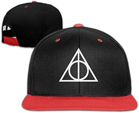 NADAKI Harry Potter And The Deathly Hallows Unisex Adjustable Hip-hop Baseball Cap Red