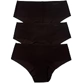 DKNY Women's Litewear Cut Anywhere Hipster Panties 3 Pack Multipack