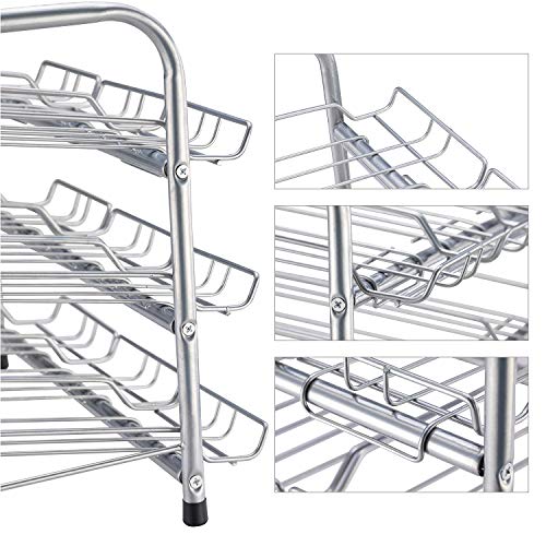 FlagShip 3-Tier 36 Capacity Stacking Can Rack Dispensers Storage Organizer - Thumbnail 4