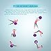 Forbidden Road Exercise Yoga Ball Yoga Balance Stability Swiss Ball Support up to 200 lbs