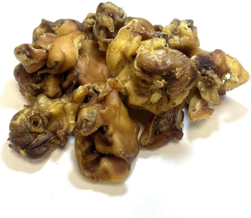 Inner Pigs Ears 1kg Natural Dog Treats Chews LOD3