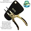 BITE-Professional-Aluminum-Saltwater-Fishing-Pliers-Spring-Loaded-Rubber-Insert-Grips-Tungsten-Carbide-Cutters-WITH-a-SET-of-REPLACEMENT-CARBIDE-CUTTERS-PREMIUM-CLIP-SHEATH