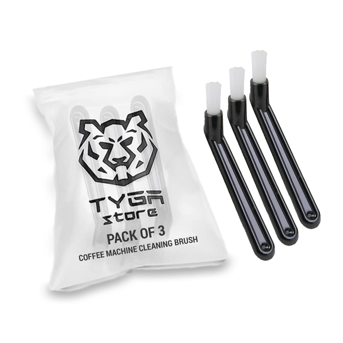 TYGA Store Coffee Group Head Clean Brush for Cleaning Espresso or Grinder Machine - Prevent Leaks Around Portafilter & Gasket, Domestic, Home & Commercial (3)