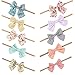 NCMAMA Baby Girls Hair Bows Headbands Floral Stretch Nylon Bands For Toddler Kids Hair Bands Pack Of 3 (Xhmjq002)
