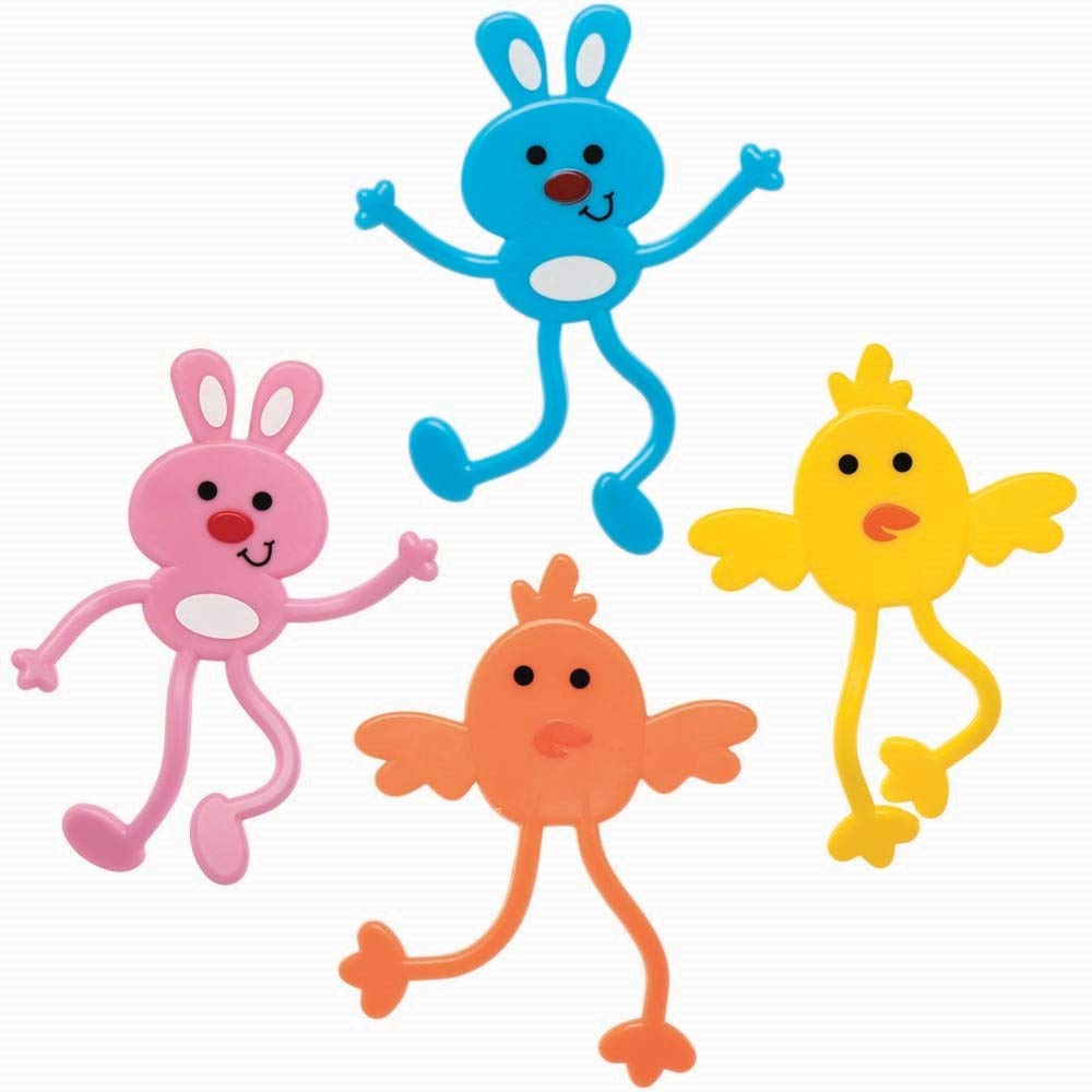 Baker Ross Easter Bendies - Pack of 4, Easter Crafts for Kids (AX855)