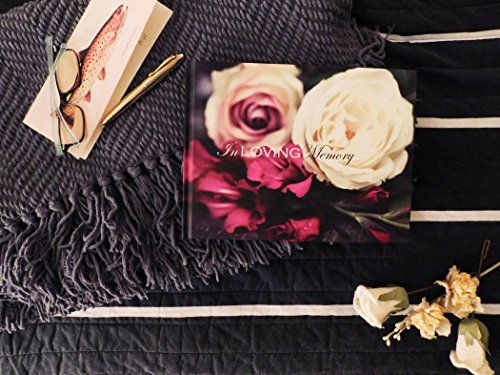 image for In Loving Memory Funeral Guest Book, Memorial Guest Book, Registration