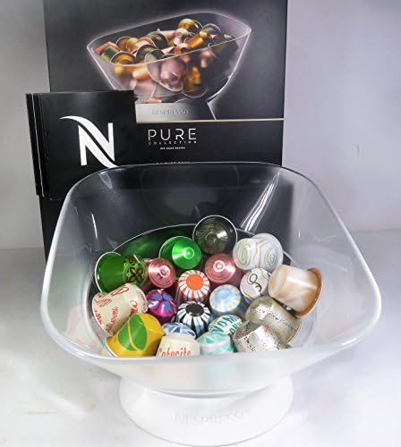NESPRESSO PURE ROCK DISPENSER WITH 20 LIMITED COFFEE CAPSULES IN BRAND BOX , NEW