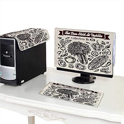 Amazoncom Computer Monitor Dust Covervegetables Sketch Set