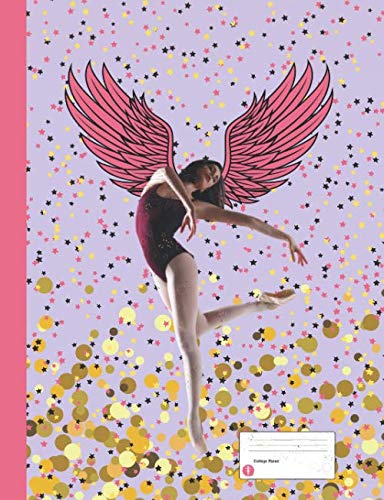 Ballerina Notebook: Epic dance notepad with 120 pages of white paper college ruled with a premium cover design for notes, courses, passwords, ideas, journal (Ballerina notebook journals)