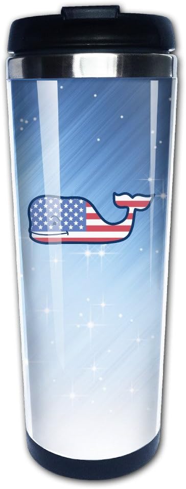 Amazon ファッション タンブラー モダン ピンク クジラ アメリカ ブランド 水筒 直飲み 保冷 保温 冷温両方対応 真空断熱タンブラー ステンレス フタ付き 手軽 Black Size タンブラーグラス オンライン通販
