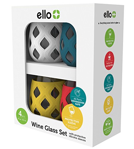 3 Ello+BPA+Free+Stemless+Silicone+Protection