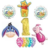 Winnie the Pooh and Friends 1st Birthday Balloon Decoration Kit