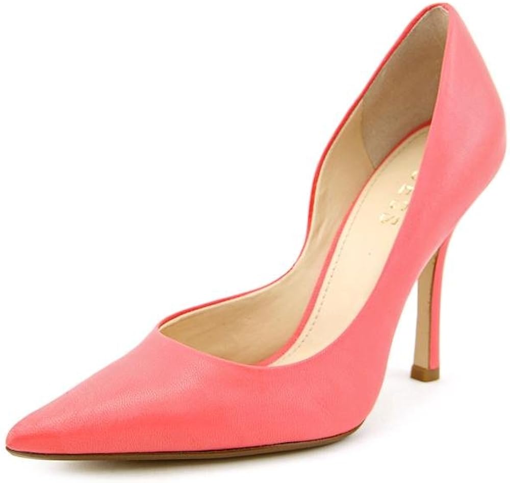 GUESS Shoes Carrie Med Pink Leather Pumps