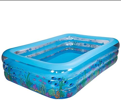 FADACAIFamily pool Padded raised Queen size adult pool Square inflatable pool Fish pond