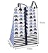 Bacati - Elephants Blue/Grey 10 Pc Boys Crib Baby Bedding Set Including Bumper Pad 100 Percent Cotton.