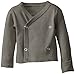 L'ovedbaby Unisex-Baby Newborn Organic Wrap Shirt, Gray, 0/3 Months