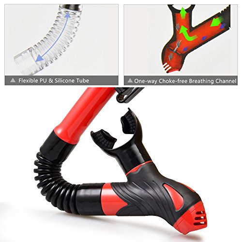 ZIONOR T2 Snorkel Lap Swimming Swimmer Training Diving Snorkeling