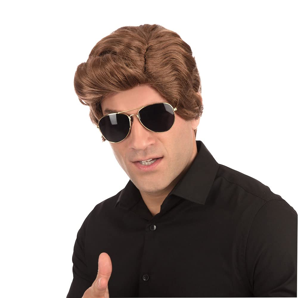 Used Car Salesman Wig Brown