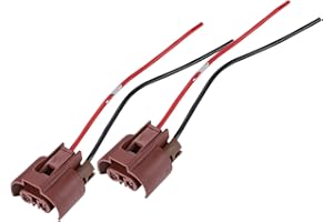 REPAIROCK 9012 9006 Light Female Adapters Wiring Harness Sockets for Halogen Bulbs Headlights Fog Lights Cable Harness Connec