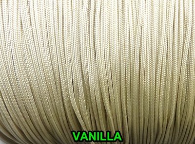 25 YARDS: 1.4 mm Vanilla Professional Grade Braided Lift Cord for Blinds and Shades
