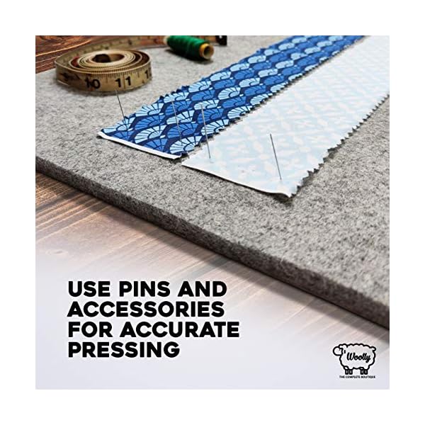 Wool Pressing Mat 36″ X 18″ XL 100 Natural Wool Ironing Mat for Quilting Ironing Station