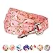 Blueberry Pet 9 Patterns Durable Spring Scent Inspired Floral Rose Baby Pink Dog Leash 5 ft x 5/8