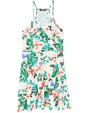 Mango Women's Ruffle Wrap Dress