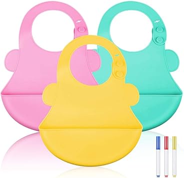 amazon silicone bibs
