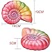 Iusun 14CM Jumbo Colorful Conch Soft Squishy Slow Rising Squeeze Kids Toy Gift (E)