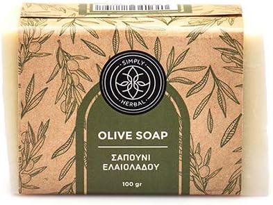 Simply Herbal Natural Olive Oil Soap (100gr), 1 ml (Pack of 1)