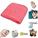 JLIKA Newborn Baby Photography Photo Prop Stretch Rayon Wrap (Coral Rose)