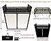 DJ Event Facade White/Black Scrim Metal Frame Booth + 20