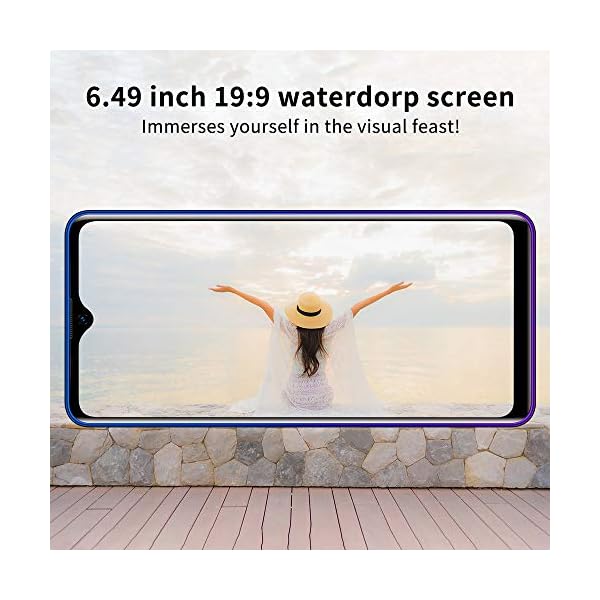 Mobile-Phone-Blackview-A80Plus-4G-Smartphone-SIM-Free-Phones-Unlocked-4GB64GB-Android-10-Phone-649-inches-Waterdrop-Screen13MP-Quad-Camera4680mAh-NFC-FaceFingerprint-Unlock-Blue Blackview Mobile Phone, A80Plus 4G Smartphone SIM Free Phones Unlocked, 4GB+64GB, Android 10 Phone, 6.49 Inches…