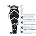 Calf Compression Sleeves for Running and Cycling - Mens and Women's - 2 pair Compression Leggings / Guards / Socks Ideal for Reducing and Accelerating Recovery from Running Injuries - PRIME SHIPPING