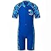 TFJH E Swimsuits for Boys One Piece Swimwear Kids Swimwear UPF 50+ Size 7-8 245 Navy 128/134