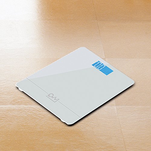 WQ Bathroom Scale Digital Body Weight Scale with Tempered Glass Balance Platform and Easy-to-Read Backlit,400-Pounds Scales