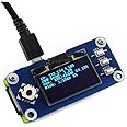 1.3inch 128x64 OLED Display HAT for Raspberry Pi 4 3 Jetson Nano SPI/I2C Interface with Embedded Controller @XYGStudy