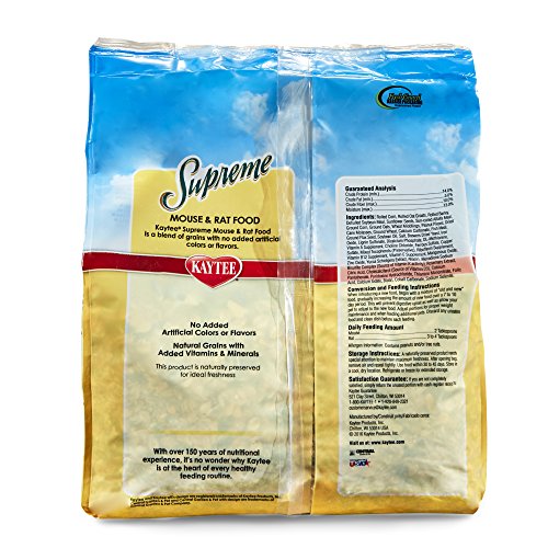 Kaytee Supreme Mouse and Rat Food, 4-lb bag