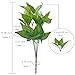 Gtidea 2pcs Artificial Epipremnum Aureus Leaves Silk Grass Fake Plants Bridal Home Garden Office Floor Restaurant Wedding Decoration Green