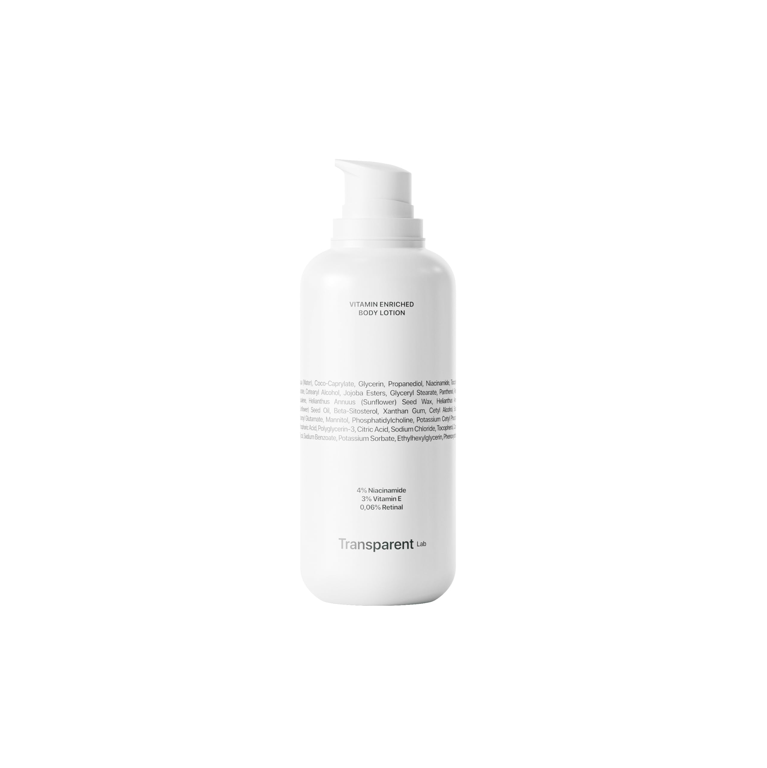 TRANSPARENT LAB VITAMIN ENRICHED BODY LOTION - Slow-aging Body Lotion