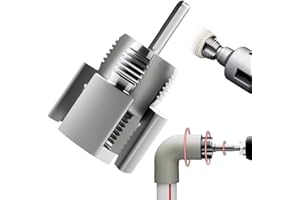 1/2'' and 3/4'' Water Pipe Internal and External Integrated Threader, 2025 New Electric Drill Compatible PVC Pipe Threader Ki