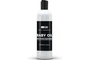 PURE ORIGINAL INGREDIENTS Baby Oil (16 fl oz) Natural Moisturizer, Gentle, Fragrance Free
