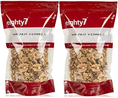 Eighty7 California Walnuts Kernels Packs of 2 (500 GMS Each), 1kg
