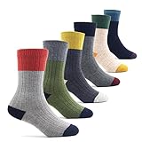 Big Boys Wool Socks Kids Crew Seamless Winter Warm