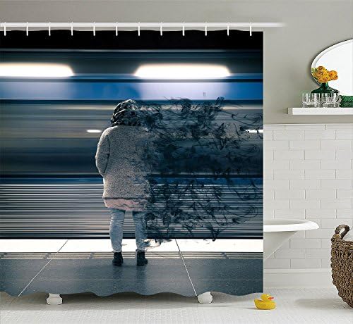 Colorful Pictures of Wonder Polyester Waterproof Shower Curtain-Bathroom Accessoriess Fabric 72x72