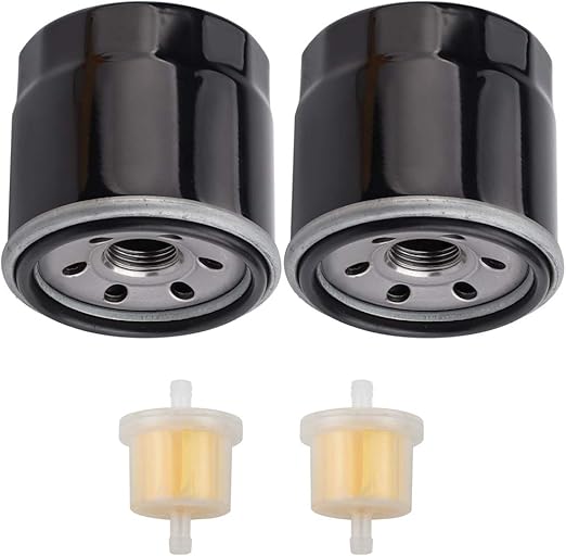 Kizut 2 Pack 1367848 Oil Filter with Fuel Filter for Toro
