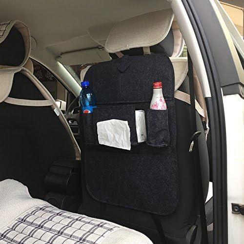 Urlifehall DARK GRAY Standard Car Seat Back Organizer,Multi-Pocket Travel Storage Bag