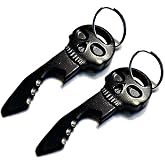 DMWNN 2Pack Black Skeleton Bottle Openers, Creative Beer Bottle Opener Pendant, Valentine's Day Gifts for Fathers, Husbands, and Boyfriends. (black)