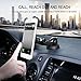 IKOPO Universal Magnetic Car Cellphone Mount Holder, Suitable for iPhone X 8/7/7Plus/6S/6Plus/5S, Galaxy S5/S6/S7/S8, Google Nexus, LG, Huawei - Black