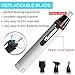 Nose Hair Trimmer - Electric Eyebrow and Facial Hair Clippers 4 in 1 Rechargeable Mute Motor Waterproof Ear and Nose Hair Trimmer Double-Edge Stainless Steel Blades Tool, Christmas Gift for Men